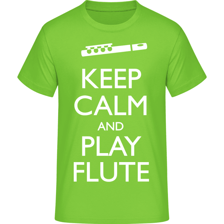 Keep Calm And Play Flute T-shirt contain pic