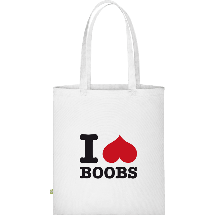 I Love Boobs Stoffen tas contain pic
