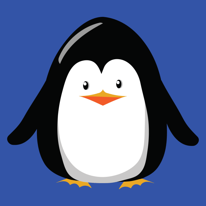 Little Penguin Illustration Langærmet skjorte til kvinder 0 image