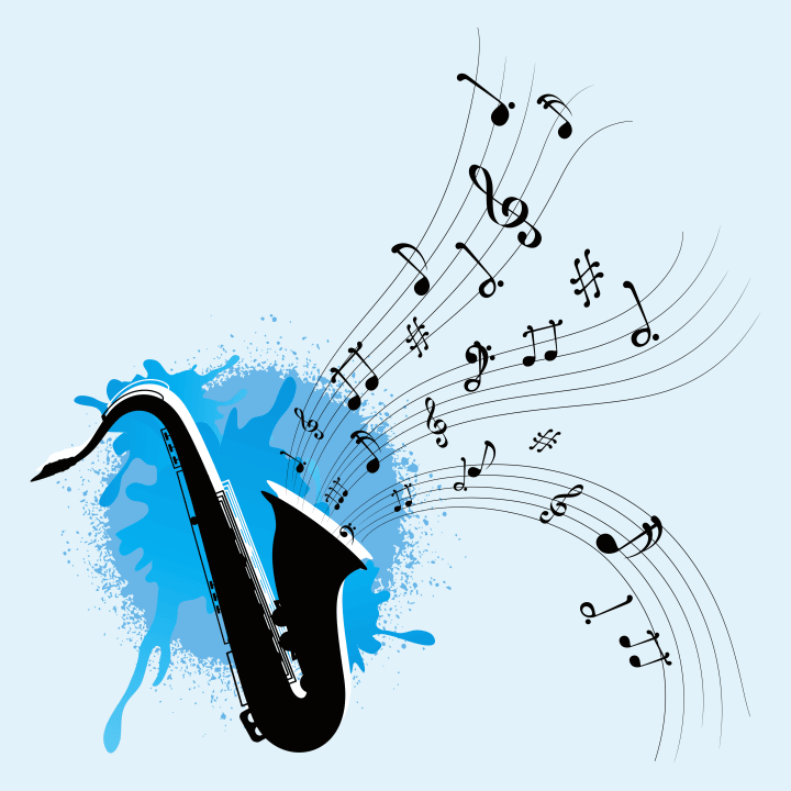 Saxophone Music Borsa in tessuto 0 image