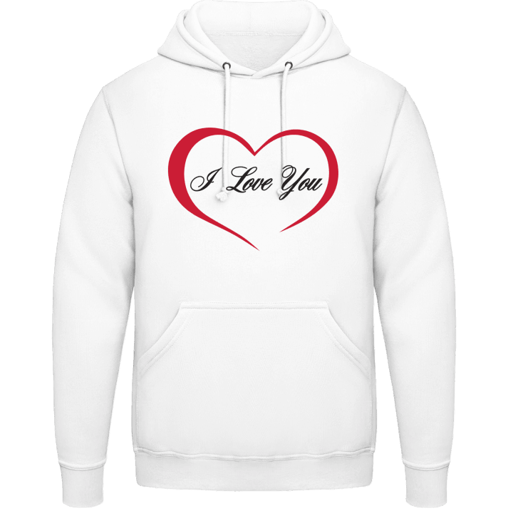 I Love You Heart Hoodie contain pic