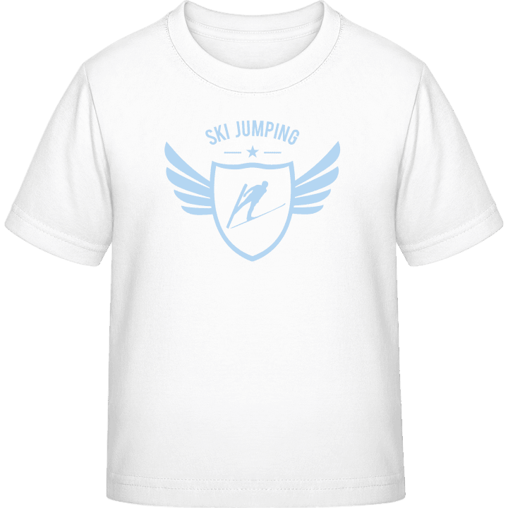 Ski Jumping Winged T-shirt för barn contain pic
