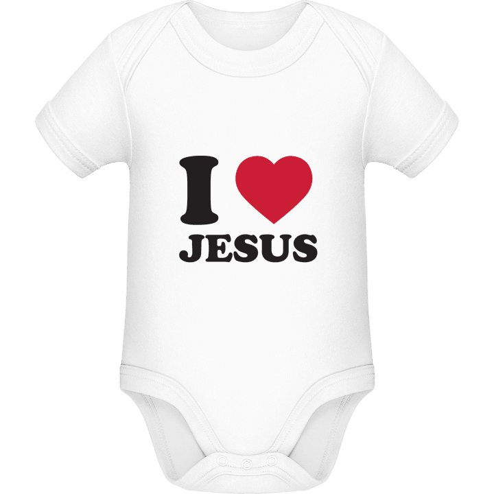 I Heart Jesus Baby romper kostym contain pic