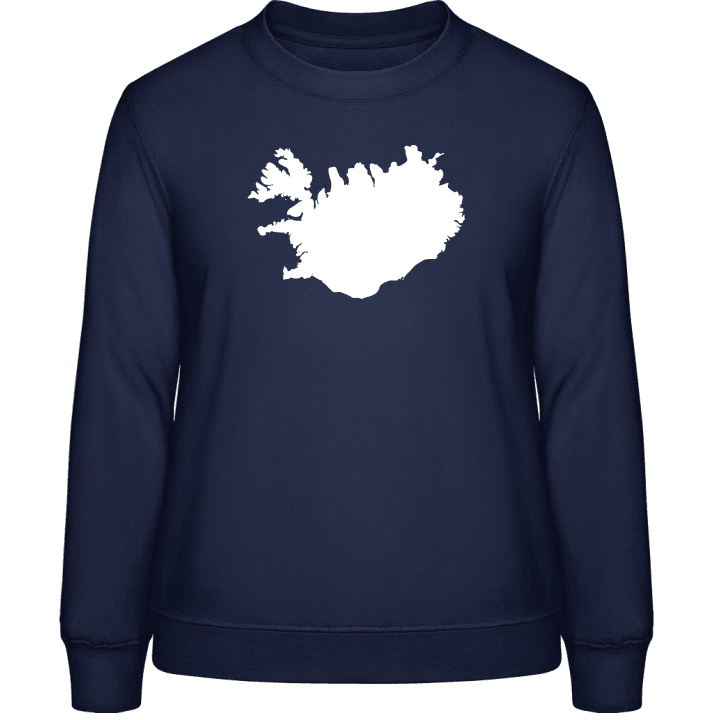 Iceland Map Sweatshirt för kvinnor contain pic