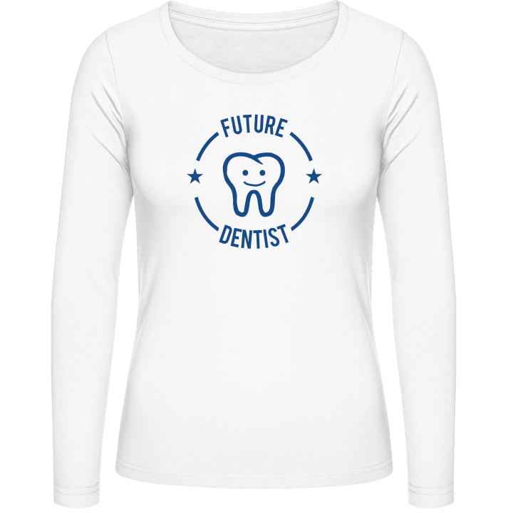 Future Dentist Langermet skjorte for kvinner contain pic