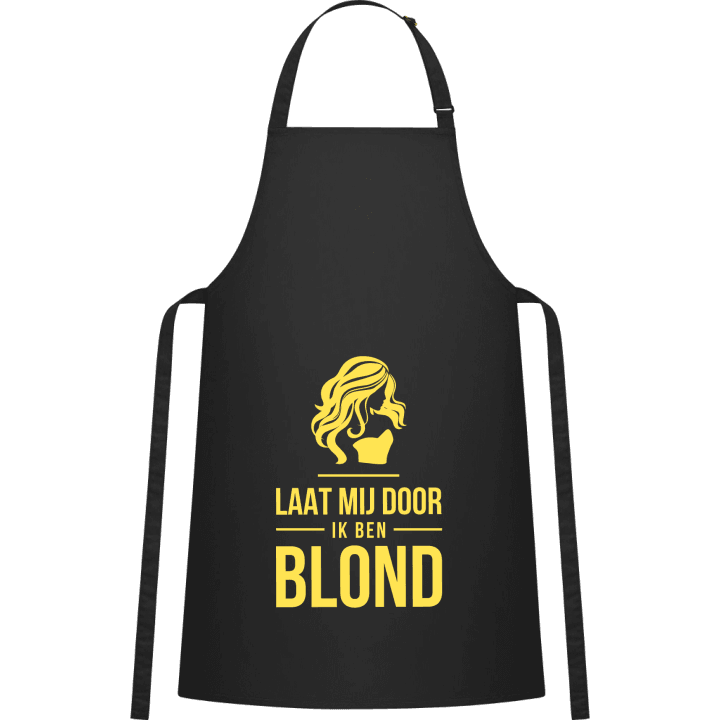 Laat Mij Door Ik Ben Blond Kitchen Apron 0 image