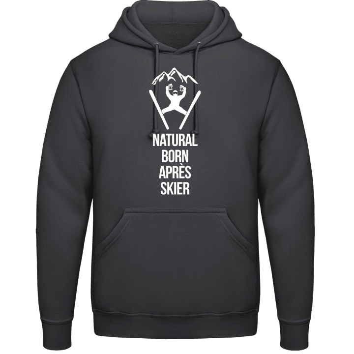 Natural Born Après Skier Hoodie contain pic