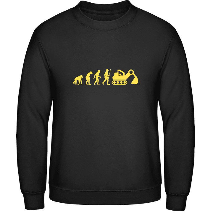 Excavator Driver Evolution Sweatshirt contain pic