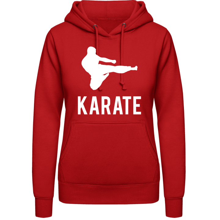 Karate Felpa con cappuccio da donna contain pic