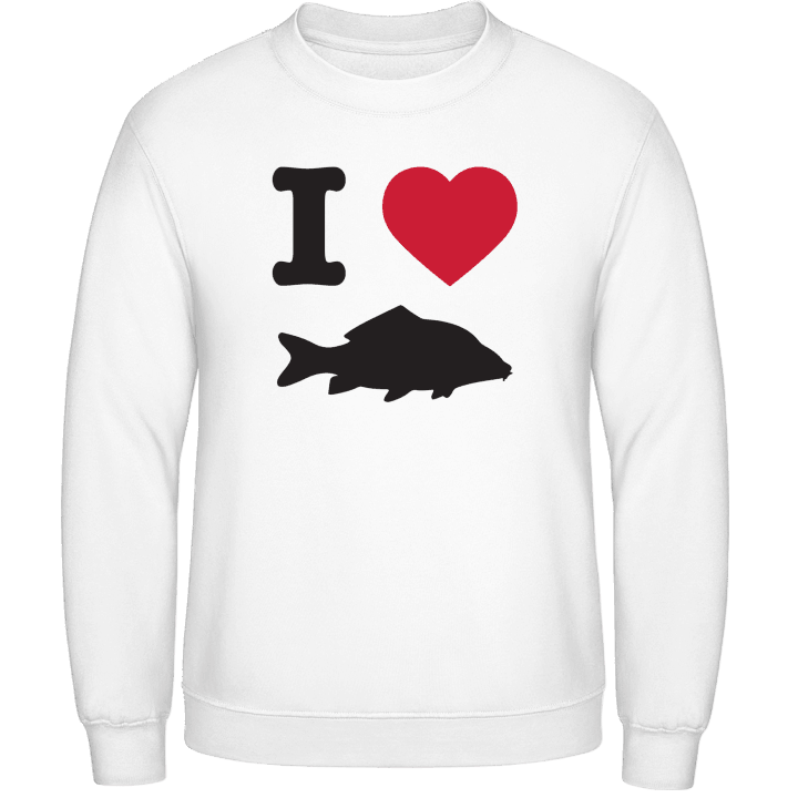 I Love Carp Fishing Sweatshirt 0 image
