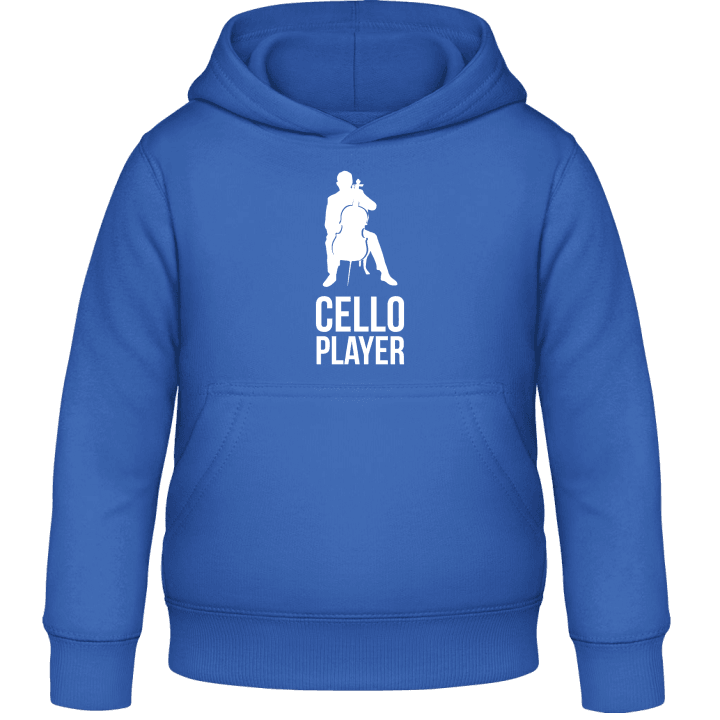 Cello Player Silhouette Kinder Kapuzenpulli contain pic