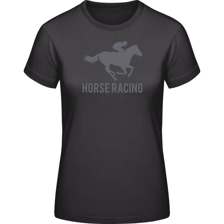 Horse Racing T-skjorte for kvinner contain pic