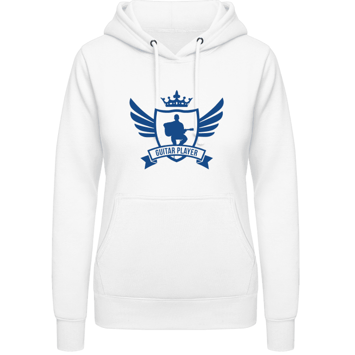 Guitar Player Winged Vrouwen Hoodie contain pic