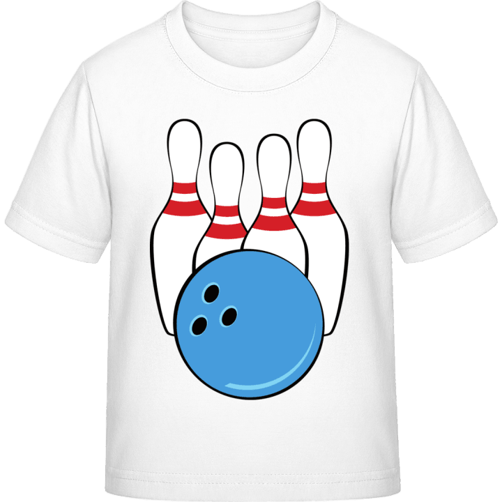 Bowling T-skjorte for barn contain pic