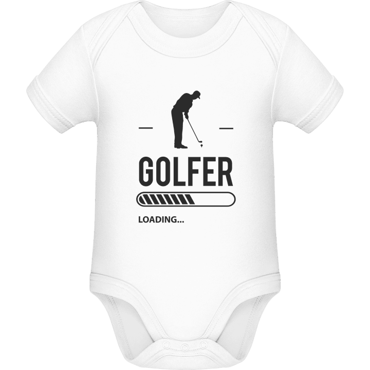 Golfer Loading Baby Strampler contain pic