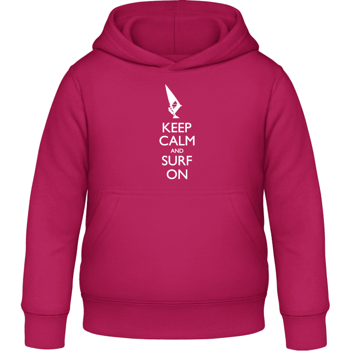 Keep Calm and Surf on Kids Hoodie contain pic
