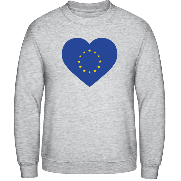 EU Europe Heart Flag Sweatshirt contain pic
