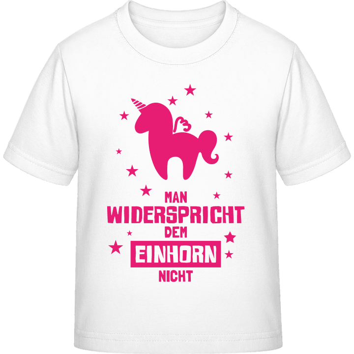 Man widerspricht dem Einhorn nicht T-shirt til børn 0 image
