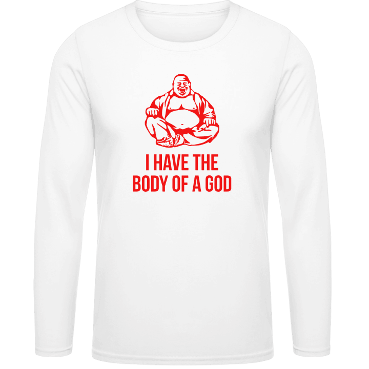 I Have The Body Of a God Langarmshirt contain pic