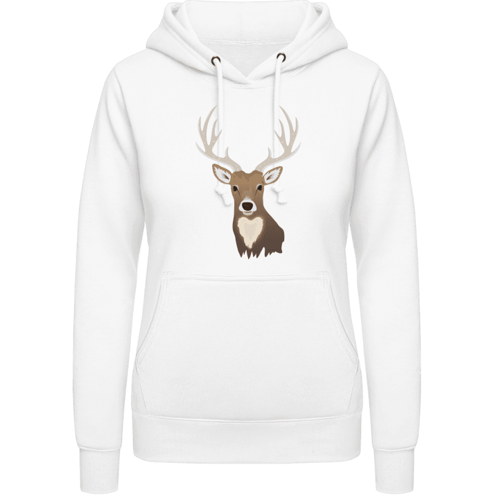 Deer Realistic Hoodie för kvinnor 0 image