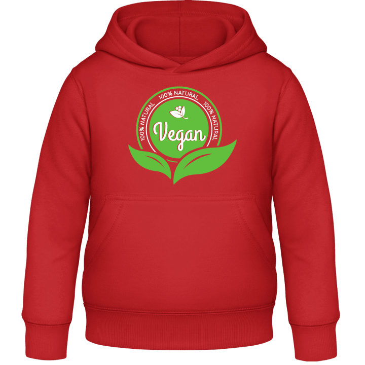 Vegan 100 Percent Natural Felpa con cappuccio per bambini contain pic