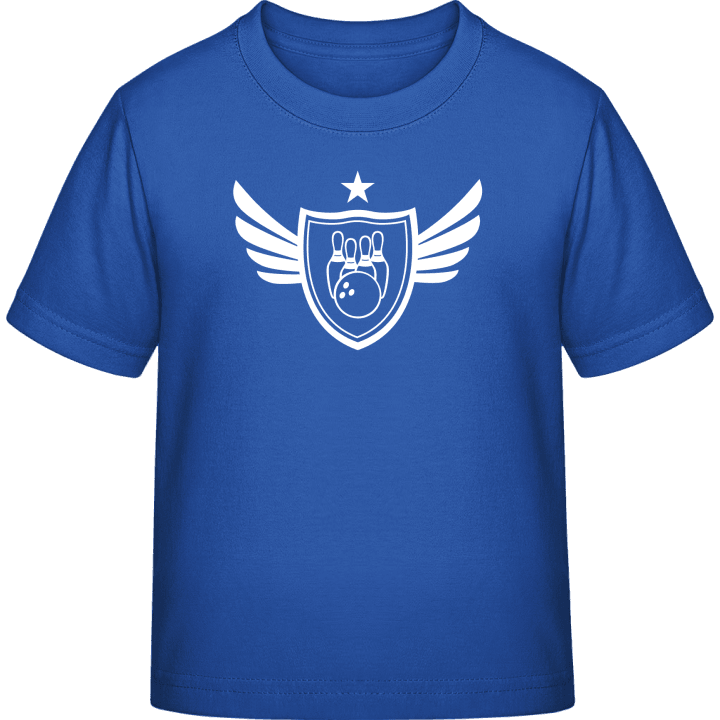 Bowling Star Winged T-shirt för barn contain pic