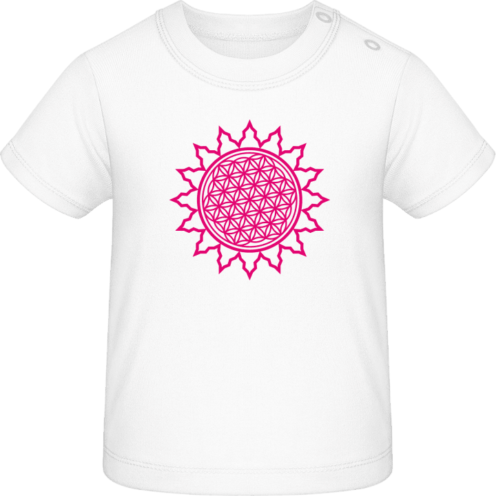 Flower of Life Shining Baby T-skjorte contain pic