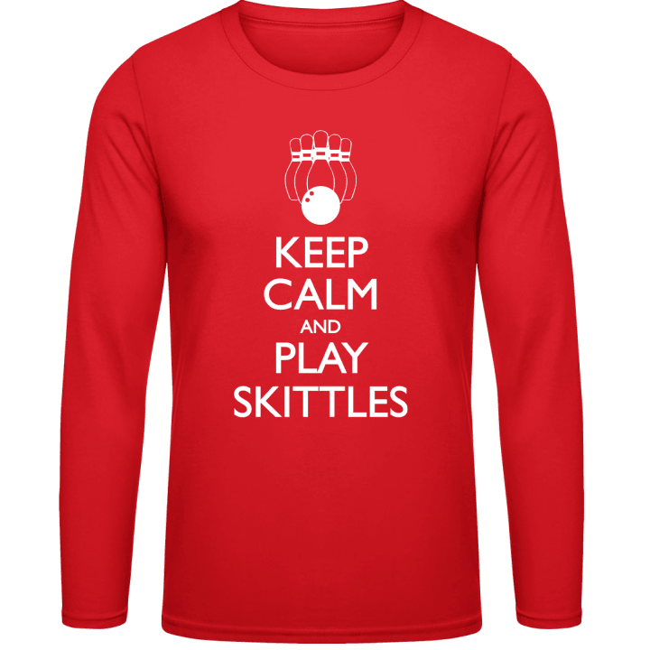 Keep Calm And Play Skittles Camicia a maniche lunghe contain pic
