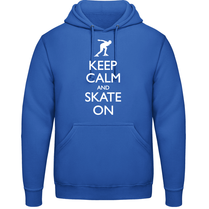 Keep Calm Speed Skating Felpa con cappuccio contain pic