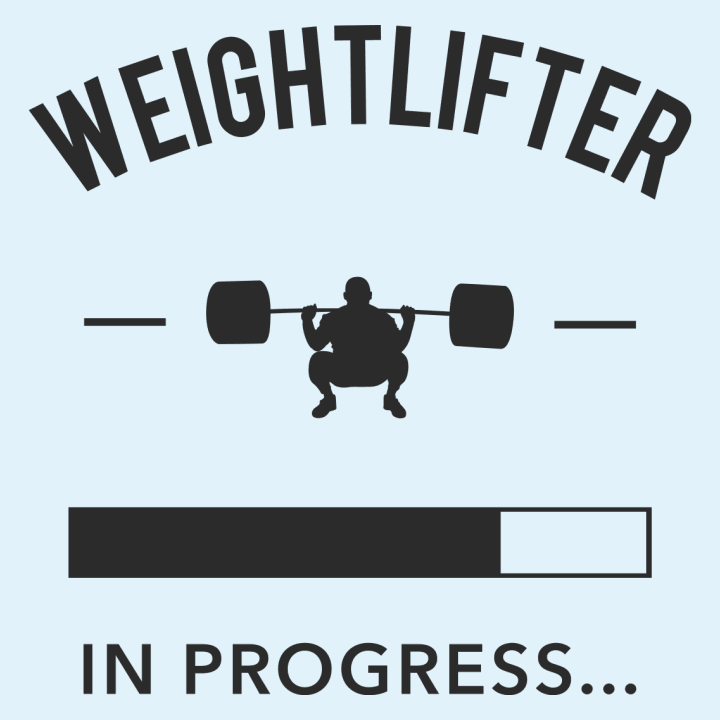 Weightlifter in Progress T-shirt för bebisar 0 image