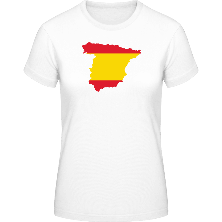 Spain Map T-skjorte for kvinner contain pic