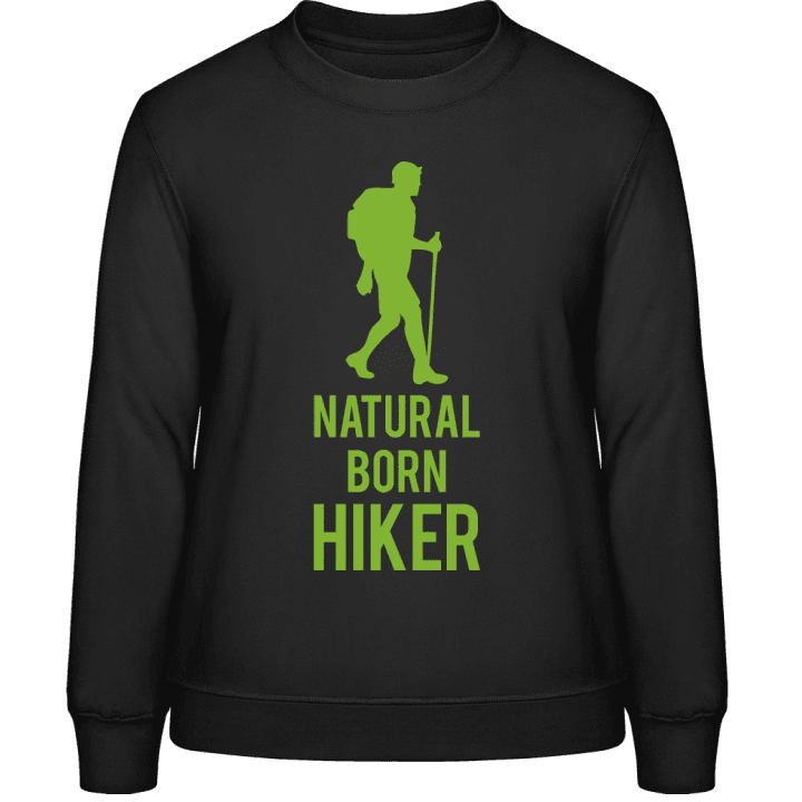 Natural Born Hiker Sweatshirt för kvinnor contain pic
