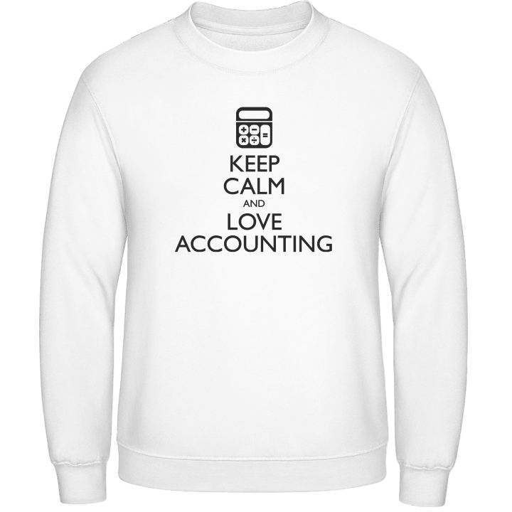 Keep Calm And Love Accounting Sudadera contain pic