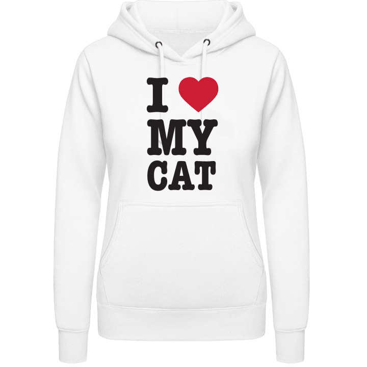 I Love My Cat Sudadera con capucha para mujer 0 image