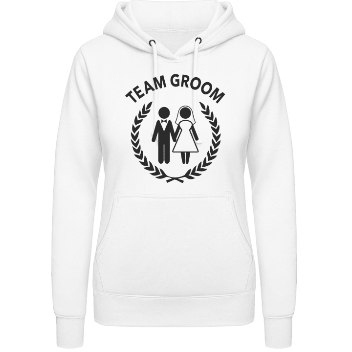 Team Groom Own Text Vrouwen Hoodie contain pic