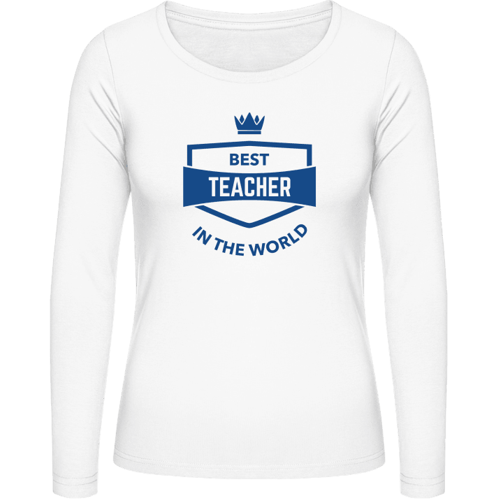 Best Teacher In The World Camicia donna a maniche lunghe contain pic