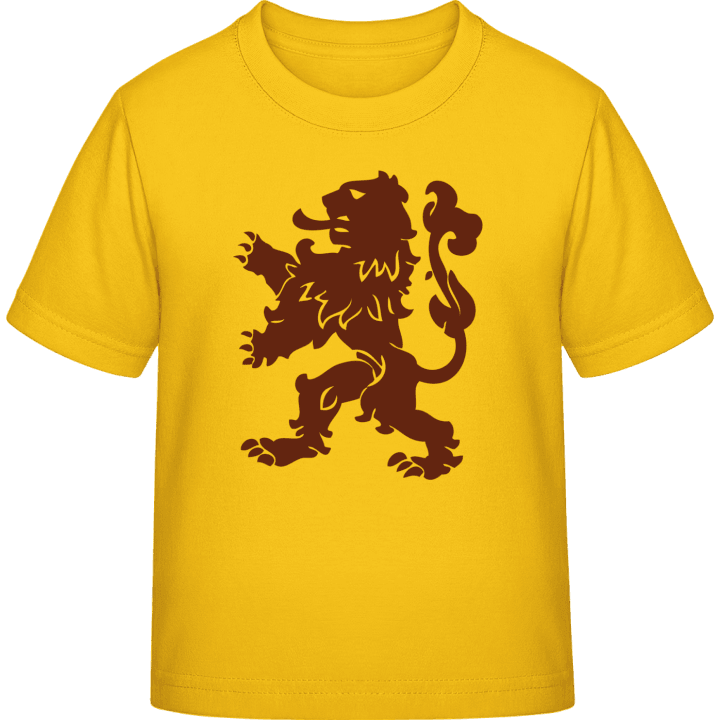 Lion Crest Camiseta infantil contain pic