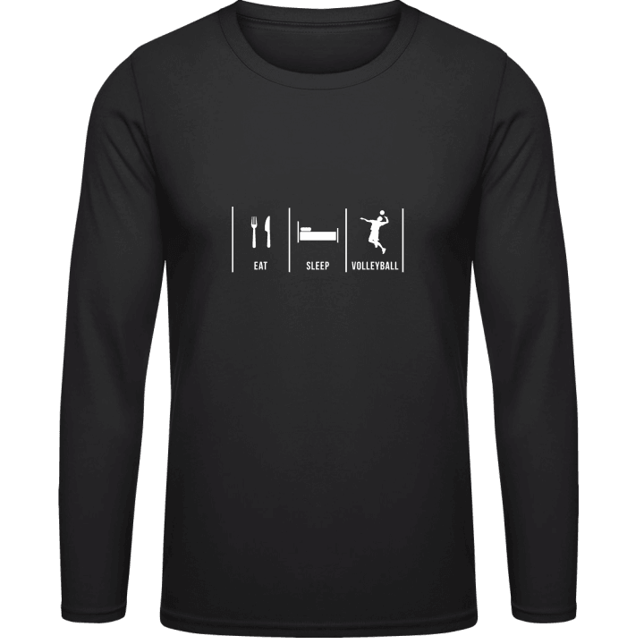 Eat Sleep Volleyball Long Sleeve Shirt contain pic