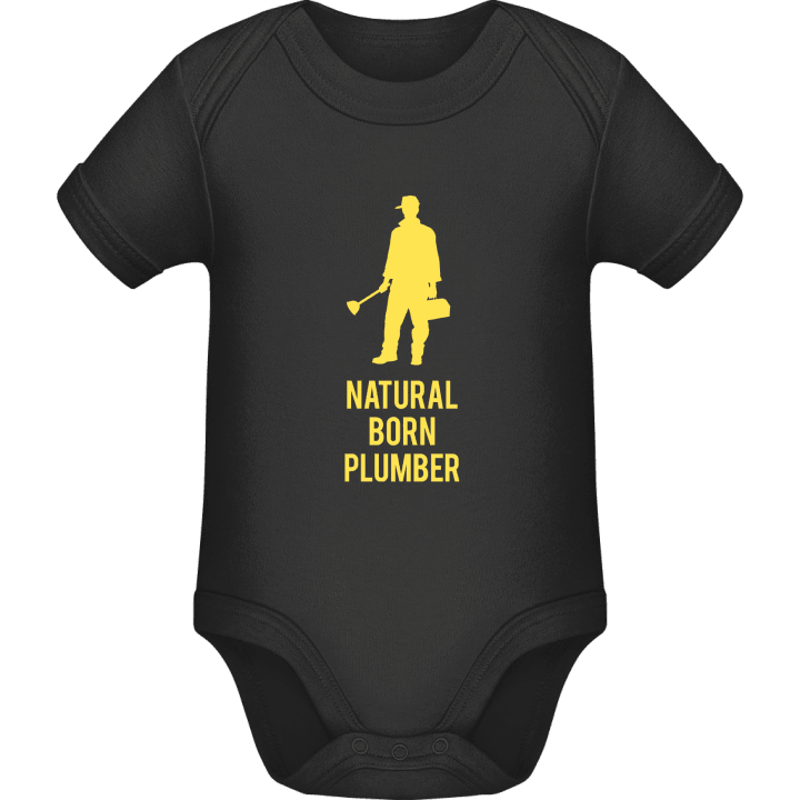 Natural Born Plumber Baby Romper contain pic