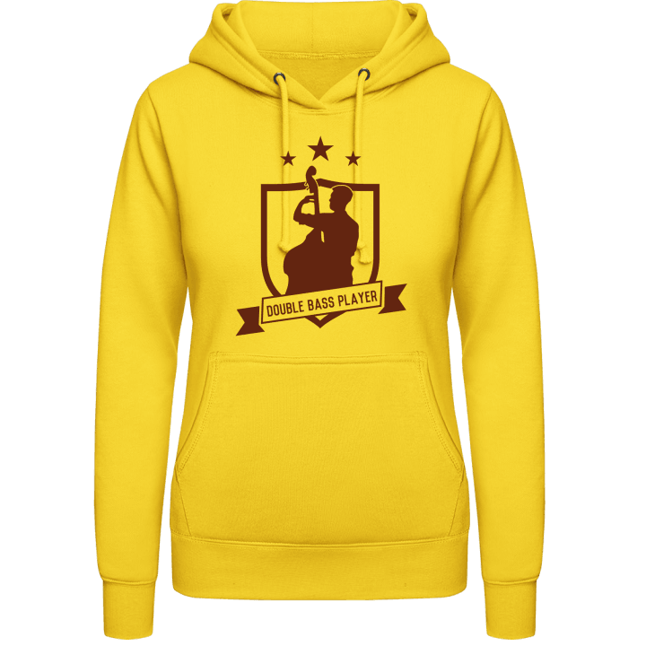 Double Bass Player Star Women Hoodie contain pic