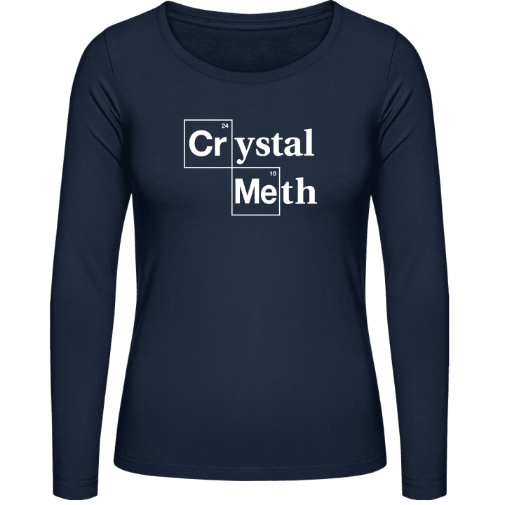 Crystal Meth Langermet skjorte for kvinner contain pic