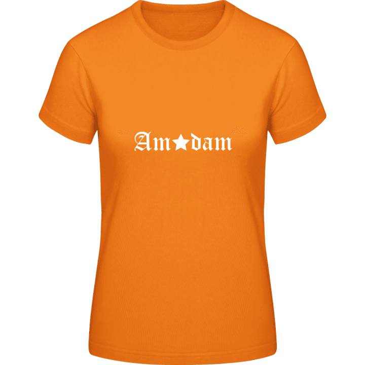 Amsterdam Star T-shirt för kvinnor contain pic
