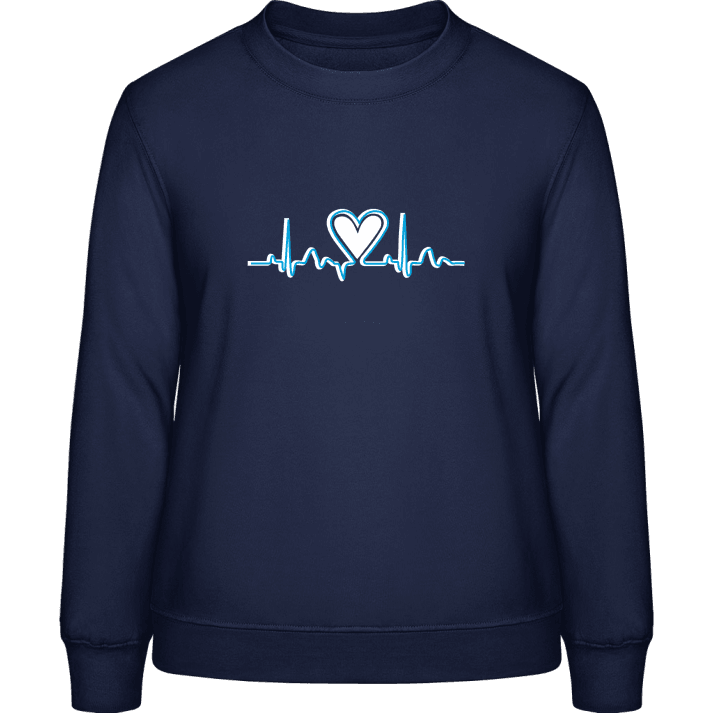 Love Pulse Frauen Sweatshirt contain pic