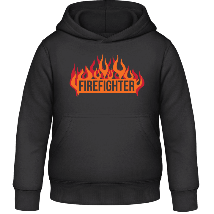 Firefighter Flames Kids Hoodie contain pic