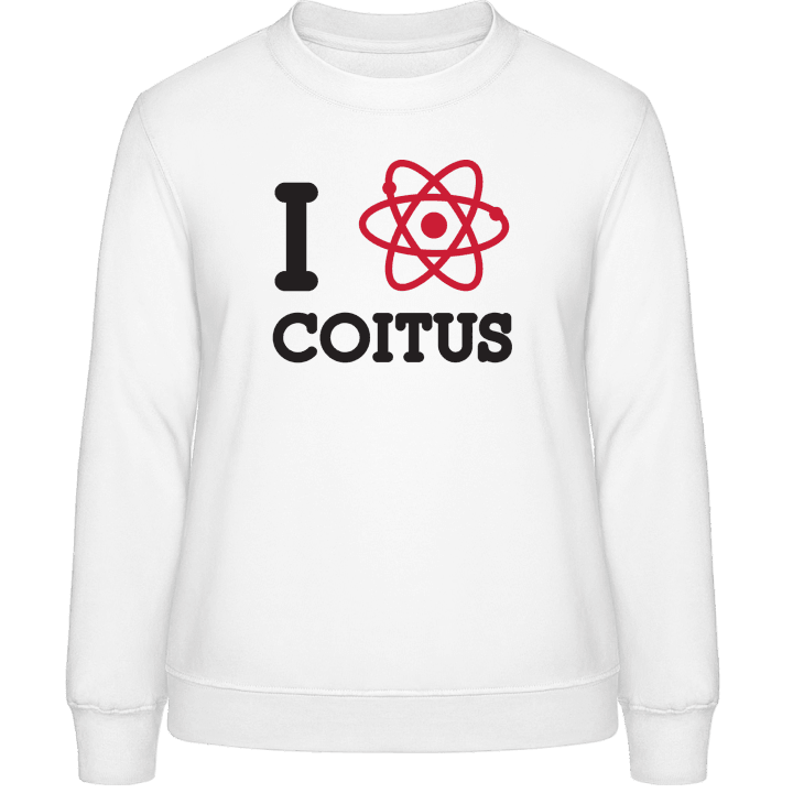 I Love Coitus Sweatshirt för kvinnor contain pic