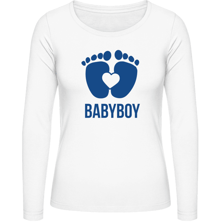 Babyboy Feet Langermet skjorte for kvinner 0 image