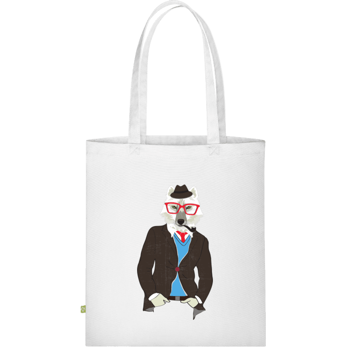 Hipster White Wolf Stofftasche 0 image