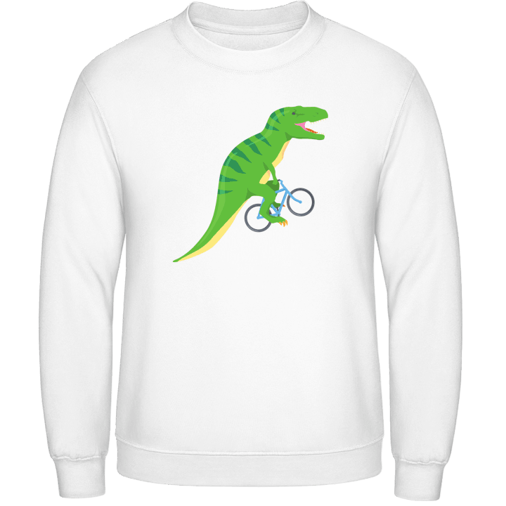 T-Rex On Bicycle Sweatshirt 0 image