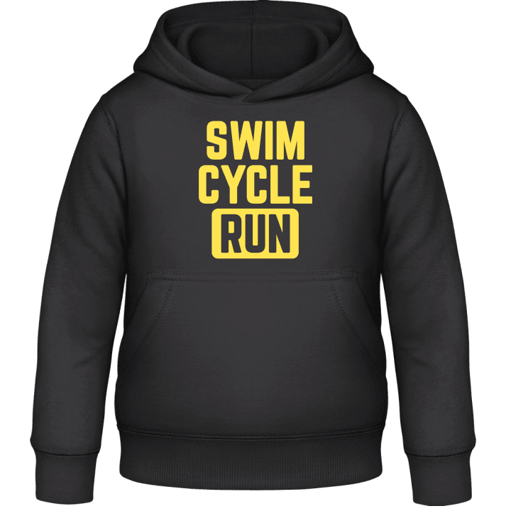 Swim Cycle Run Barn Hoodie contain pic