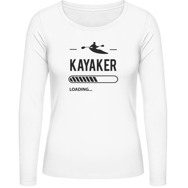 Kayaker Loading Camicia donna a maniche lunghe contain pic